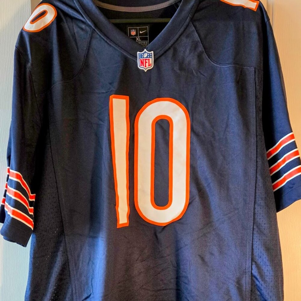 Men’s Nike Trace Mcsorley Navy Chicago Bears Game Jersey